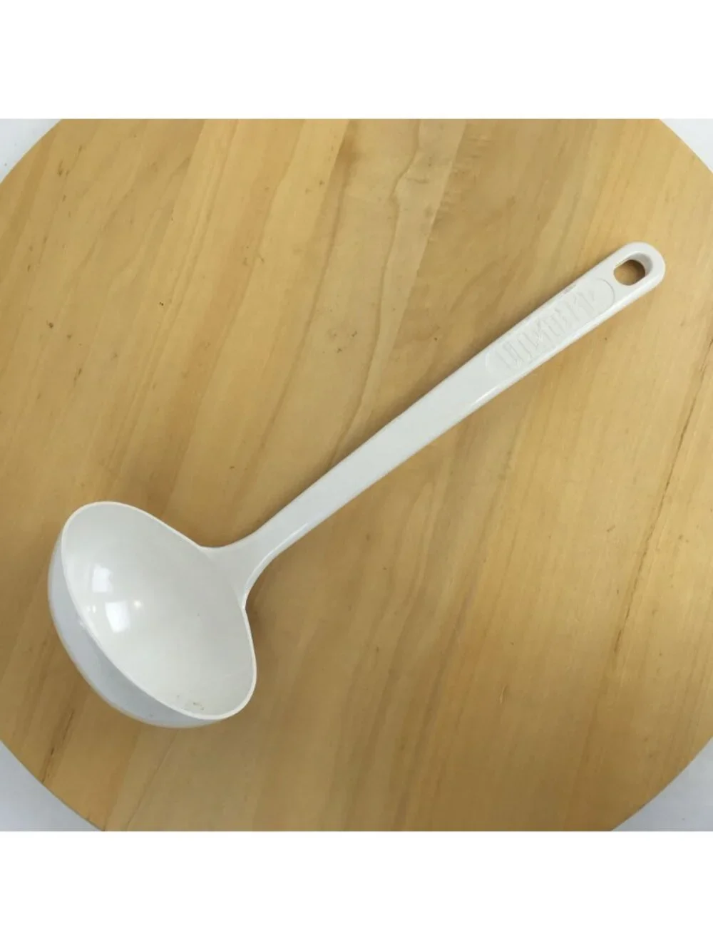 Vintage Ultratemp White Soup Ladle